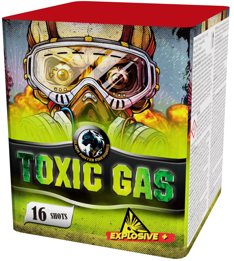 Bateria TOXIC GAS 16 strzałów - CLE4127 / 1630MIX SRPYRO