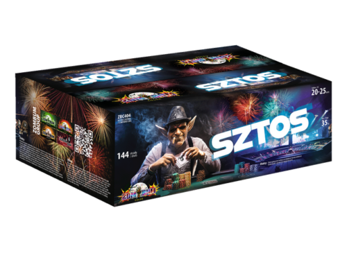 Wyrzutnia SZTOS Color Bum 144 strzały - ZBC404 ZomBum
